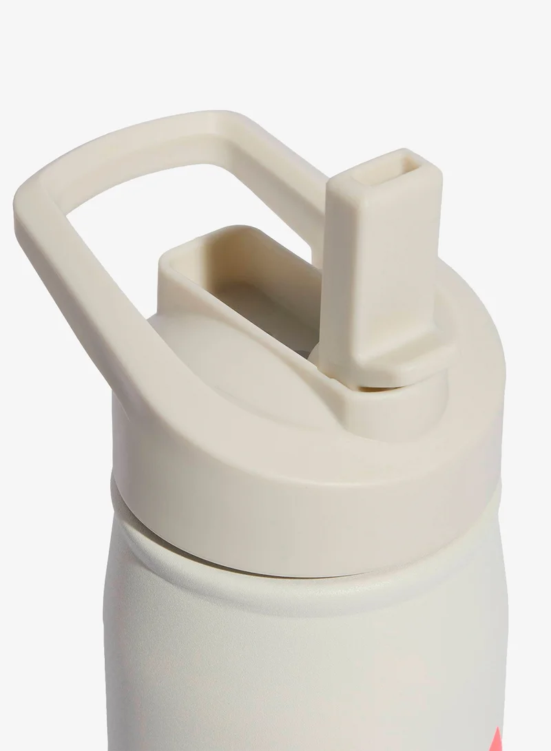 Adidas IVORY/IVORY Metal Straw Water Bottle 600Ml  | Best Price UAE