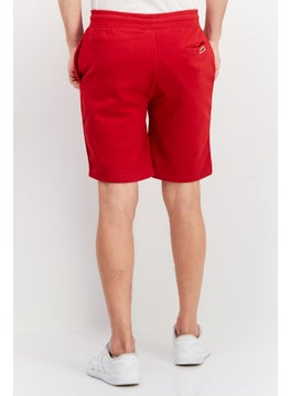 Men Drawstring Brand Logo Basic Shorts, Red - pzsku/ZBF102D1FED49FA710282Z/45/_/1728397047/cebded26-a93c-43ce-b2ed-e625bf322799