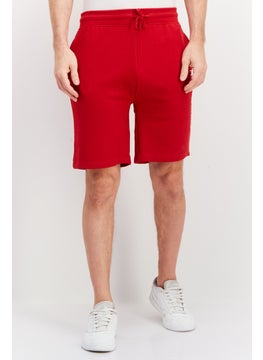 Men Drawstring Brand Logo Basic Shorts, Red - pzsku/ZBF102D1FED49FA710282Z/45/_/1728397356/141cb807-567e-4d1f-956b-94d23ad5f438