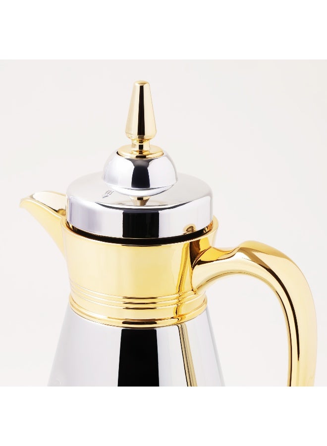 Dallaty 2Pcs Steel Vacuum Flask Set, Gold - Image 5