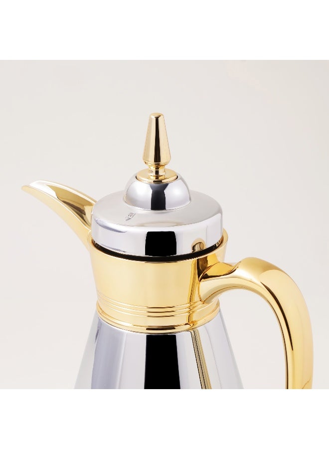 Dallaty 2Pcs Steel Vacuum Flask Set, Gold - Image 4