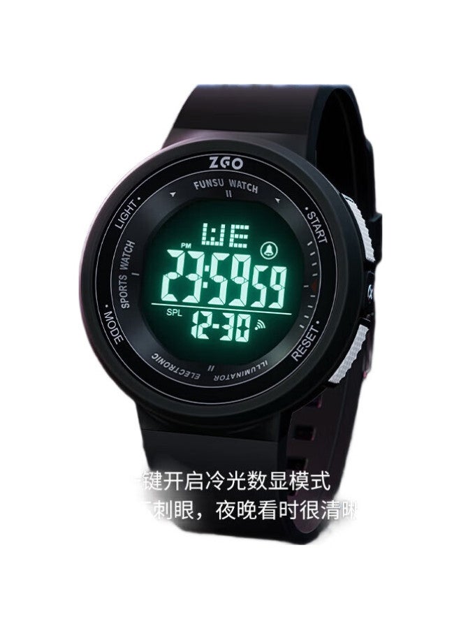 ZGO Student Watch For Boys And Girls, Sports Digital Watch For Middle And High School Students, Casual Wristwatch For Teenagers, 8560 Black - Image 1