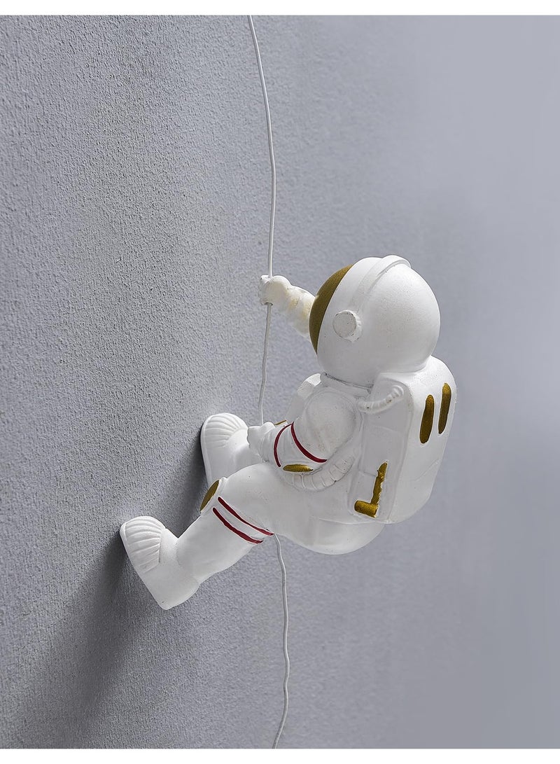 Excefore Astronauts Wall Sculpture Climber Figurines, Modern Home Decor, Outer Space Theme Decoration, 3D Wall Decor for Children's Room, Study Room, Bathroom, Climbing Astronaut Wall-Hanging Decor  - Image 4