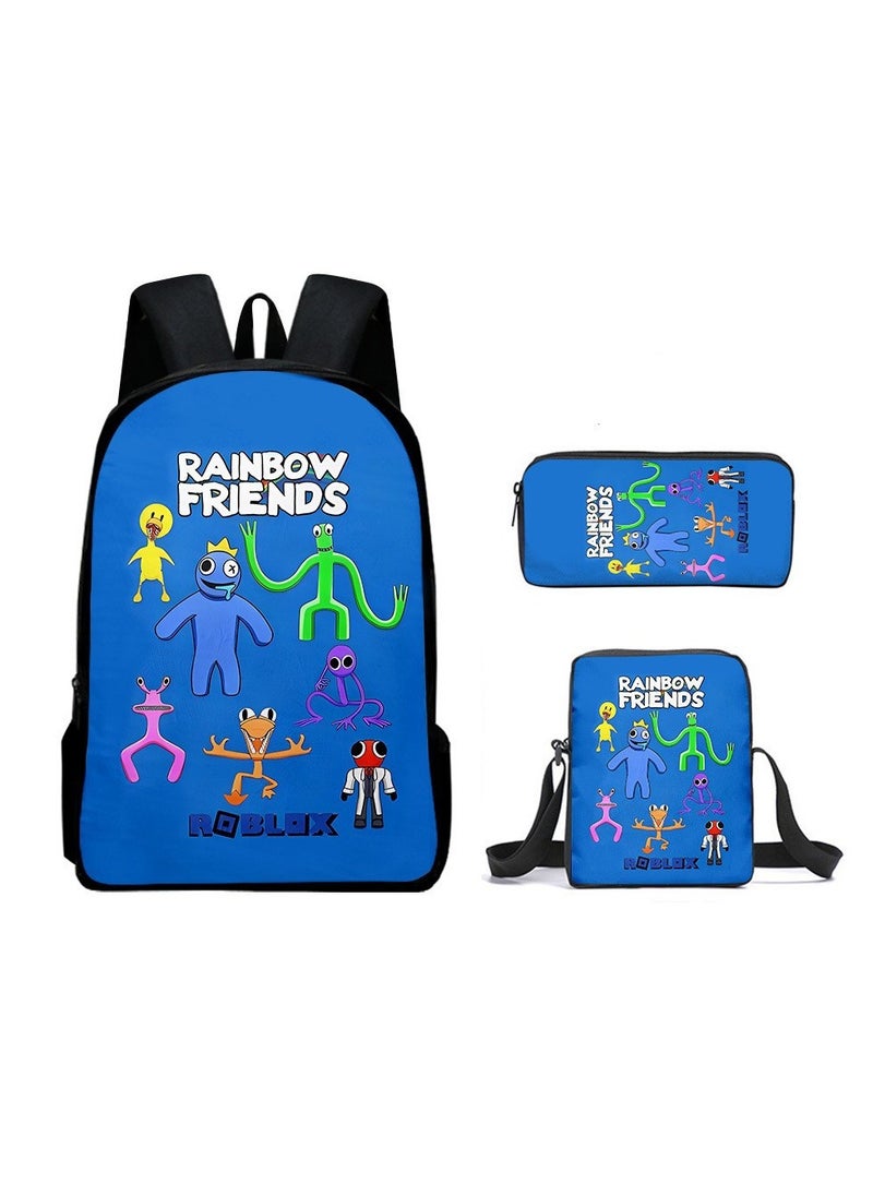 Generic - Cartoon anime backpack for primary and secondary school students, large capacity casual lightweight backpack, cartoon shoulder bag, pencil case, pencil case, and pencil case - Image 1