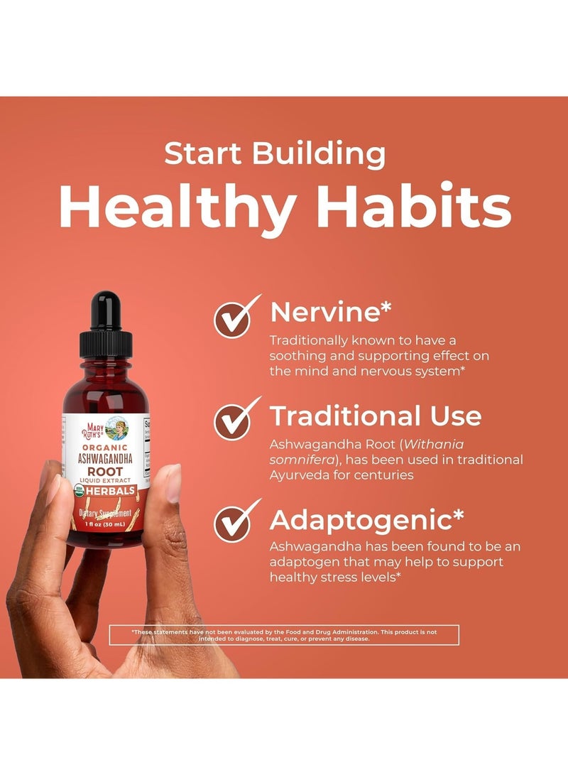MaryRuth's مستخلص سائل من جذر الأشواغاندا 1 أونصة سائلة 30 مل - Image 5