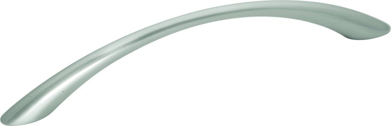 Hickory Hardware 1 Pack Solid Core Kitchen Cabinet Pulls Luxury Cabinet Handles Hardware for Doors Dresser Drawers 5116 Inch 128mm Hole Center Satin Nickel Metropolis Collection