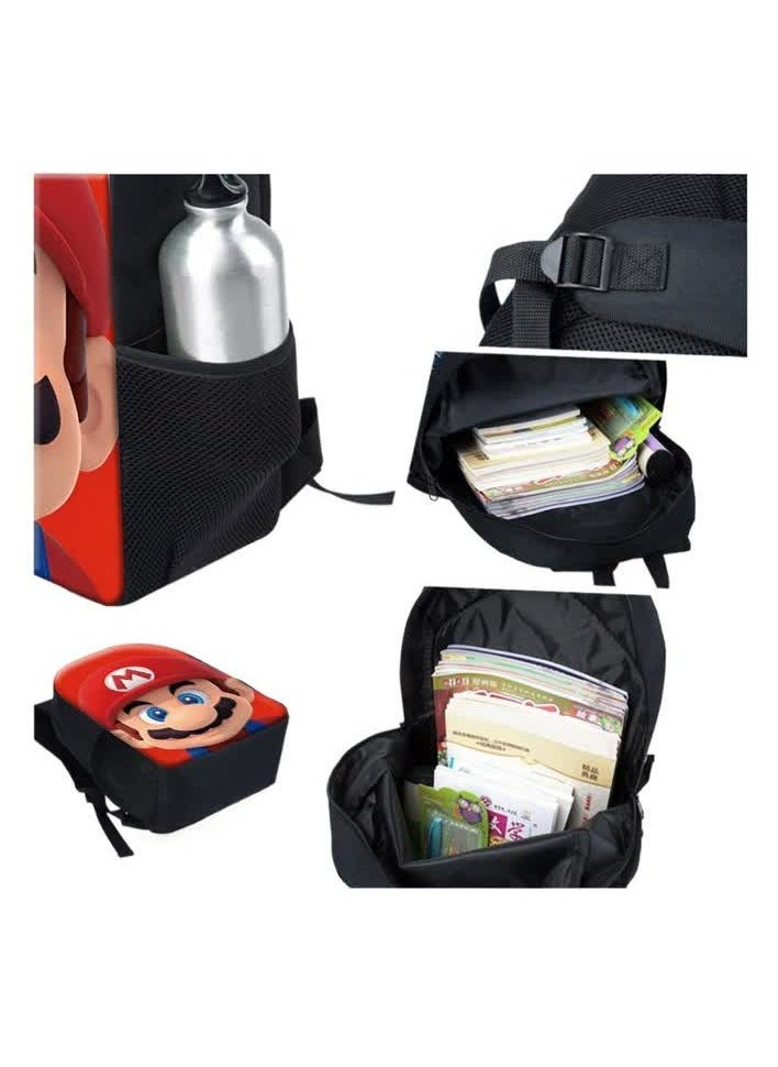 Generic - New Jurassic World Dinosaur Backpack Jurassic World Student Schoolbag Lunch Bag Pen Bag,F model - three-piece set - dinosaur - Image 1