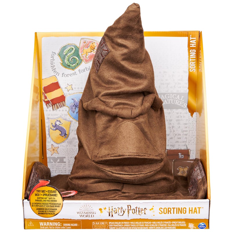 Wizarding World Harry Potter, Talking Sorting Hat with 15 Phrases for Pretend Play, Christmas Gifts for Kids - Image 2