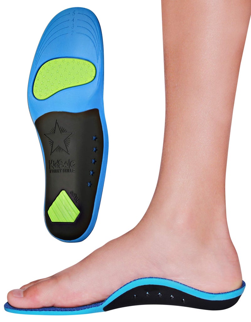 KidSole Children's Memory Foam Starry Shield Arch Support Insole for Comfort, Cushion & Arch Support by KidSole ((24 CM) Kids Size 2-6) - Image 1