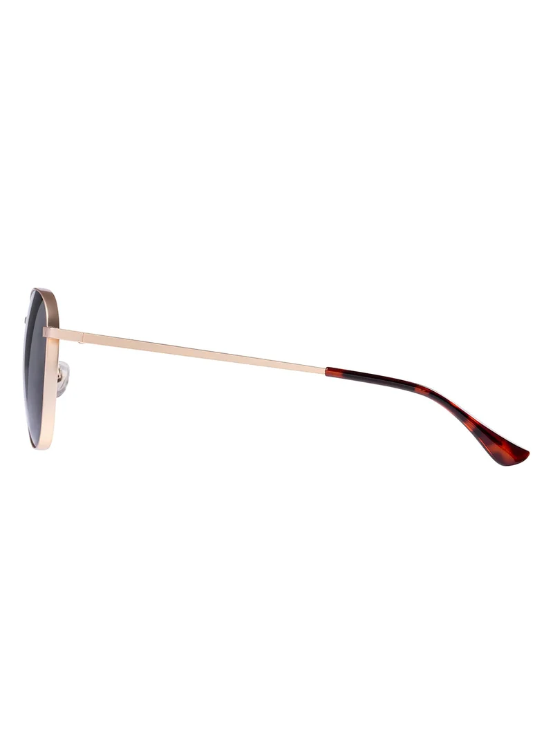 O'NEILL ONS-9013 Women Round Polarized Sunglasses Gold 52 mm