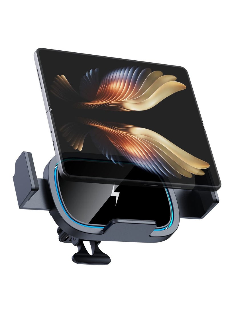 Wireless Car Charger for Galaxy Z Fold 5/4/3, 15W Fast Charging Car Mount, Air Vent Charging Car Phone Holder