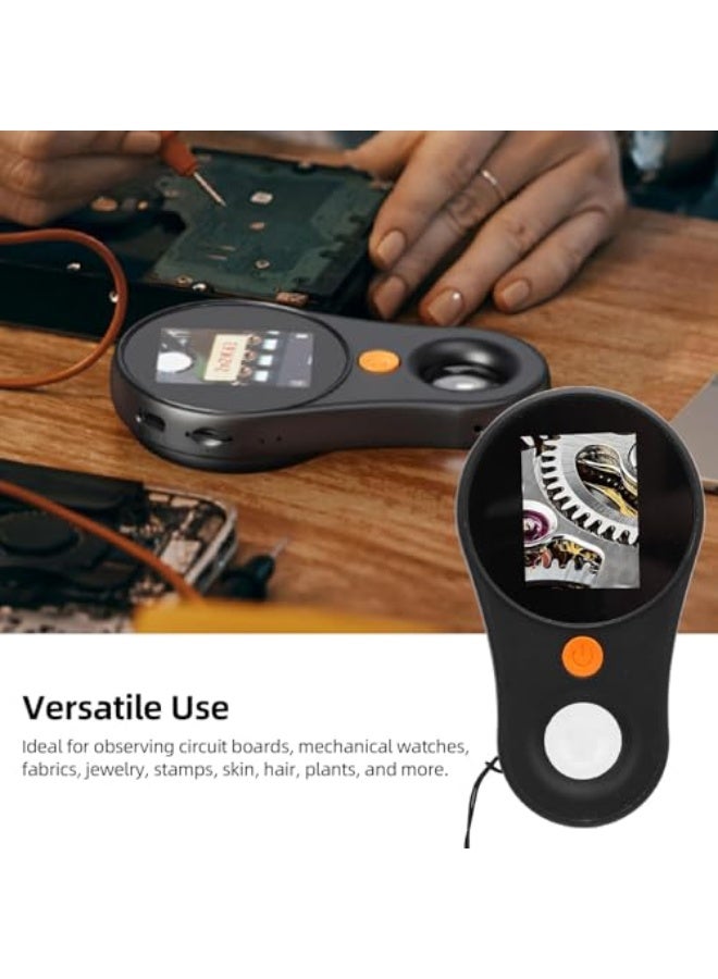 Plyisty Digital Microscope, Macro Microscope with 2.0 Inch Color Screen, 200w Pixel, 500x Magnification, Built in 8LED Lights, for Win Vista XP 7 8 10 11, OS X 11.0 - Image 3