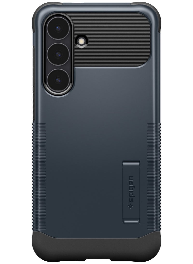 Spigen Slim Armor Magfit for Samsung Galaxy S25 FE Case Cover MagSafe with Kickstand - Metal Slate - Image 5