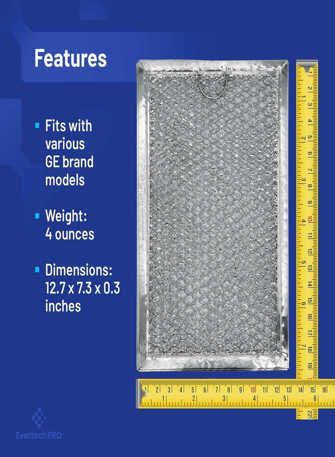 EvertechPRO WB06X10359 4 Pack Microwave Grease Filters Replacement for GE 910504 AH228066 EA228066 PS228066 - Image 3