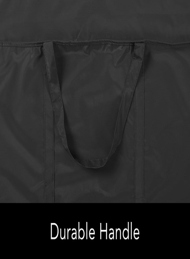 Covermates Cushion Storage Bag - Light Weight Material, Weather Resistant, Water Resistant Zipper, Cover Accessories, 48Wx 16D x 22H, Black - Image 4