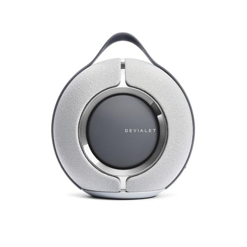 Devialet ديفيالت - مكبر صوت ذكي محمول مائل رمادي - صوت مدمج فاخر - صوت عالي الدقة بتصميم مدمج - باس عميق، اتصال سلس، صوت متكيف، تصميم متين - Image 4