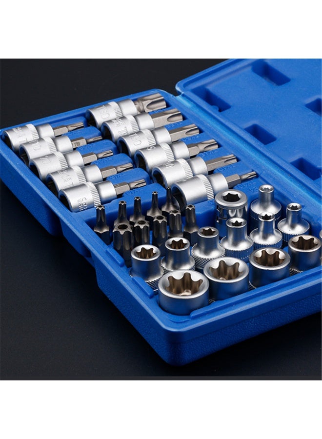 RVETEE 34 Pieces Torx Star Sockets Bit Set E-Security Bits - Image 4