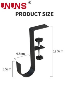 Clamp-On Under Desk Holder,4PCS Desk Side Backpack Hook PC Gaming Headset Headphone Hanger Mount,Provides A Convenient Place To Hang Headsets Or Bags - pzsku/ZBF115E554E805E31DF61Z/45/_/1709005641/a81e1678-bfad-40ae-b782-917d5080823a