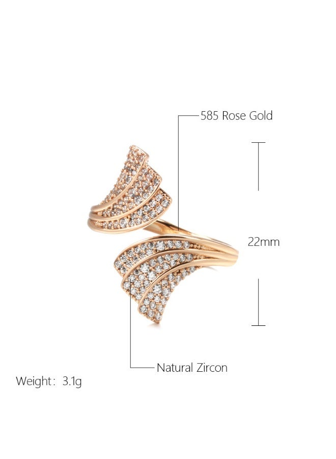 xozgdovg 2024 New Fashion Adjustable Open Ring  - Image 4