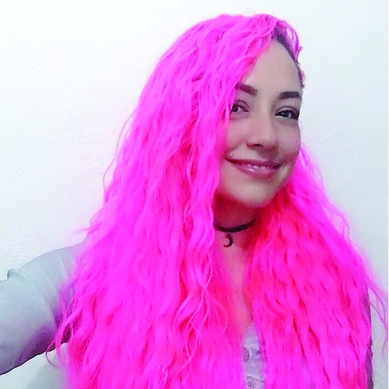 MANIC PANIC Cotton Candy Pink Hair Color - Amplified - Semi Permanent Hair Dye - Bright Pink Cool Toned Color - Glows in Blacklight - Vegan, PPD & Ammonia-Free - For Coloring Hair on Women & Men - Image 4