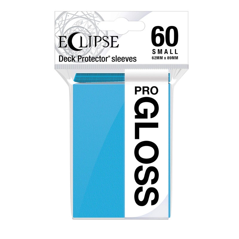 Ultra Pro E15627 Eclipse Gloss Small Sleeves 60 PackSky Blue - Image 1