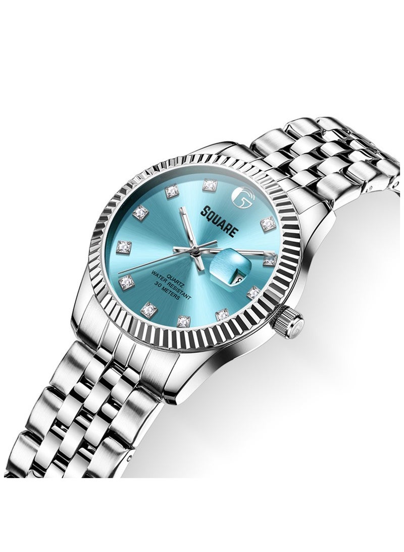 Gsquare Women’s Analog Quartz Silver Stainless Steel Watch – Model 3705 - Image 2