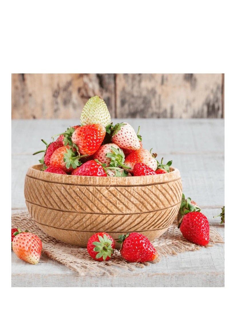 1 Natural Arrows Design Coconut Bowl and Spoon for smoothie Soup Salad bowls Grain Bowls Rice Noodles Fruit bowls Desserts Snacks and any Food Servings Eco friendly Vegan Unique Gift Acai Bowls - Image 2