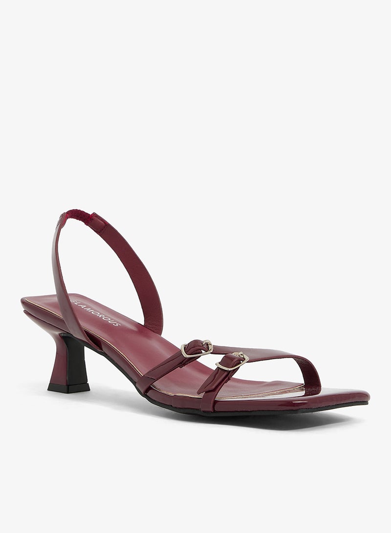 GLAMOROUS Casual Heeled Sandals - Image 2