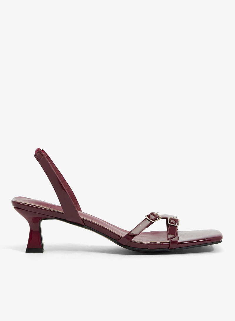 GLAMOROUS Casual Heeled Sandals - Image 1