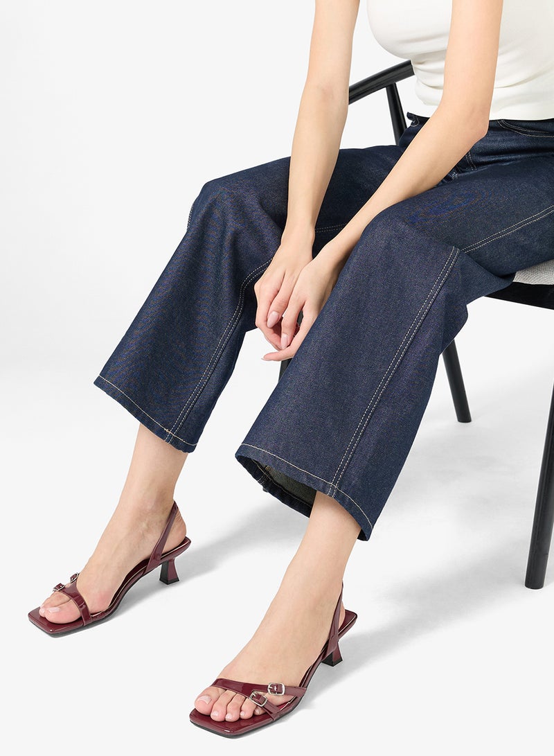 GLAMOROUS Casual Heeled Sandals - Image 5