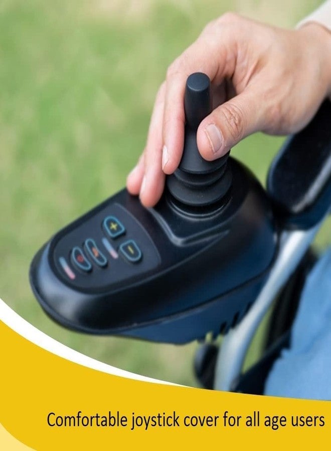 AARAM Cover for wheelchair joystick, rubber top for automatic wheelchair joystick. black colour and high quality long lasting material - Image 4