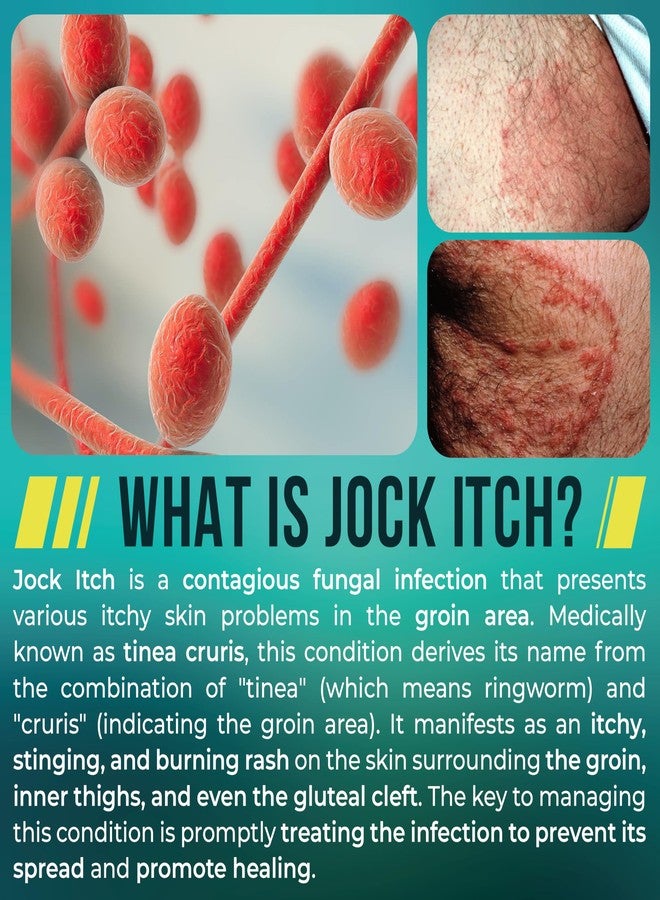 Terramed Just Think Comfort Jock Itch Cream | Extra Strength Antifungal Treatment for Groin & Inner Thighs | Relief for Itchy Skin, Jock Itch, Ringworm, Athlete’s Foot & Nail Fungus | Controls Odor & Removes Fungus | 120ml - Image 5