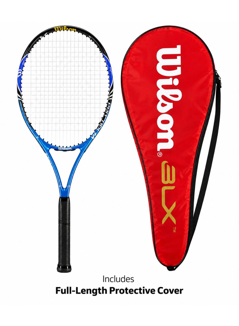 Wilson BLX Tennis Racket 27.25 Inch Pre-Strung Adult Tennis Racquet with Full-Length Cover, 105 sq. in. Head - Image 2