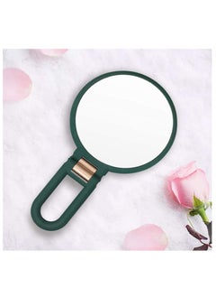 OASIS-TH Magnifying Hand Held Mirror, Double Side Folding Mirror for Women with Adjustable Handle, Travel Table Desk Shaving Bathroom Cosmetic Mirrors Handheld Portable  - Image 5