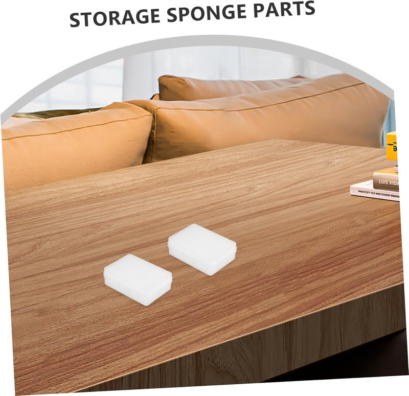 10-Piece Small Plastic Storage Box with Sponge Inserts Versatile Organizer for Makeup Sponges Electronic Components and Craft Supplies for Travel and Easy Access - Image 3