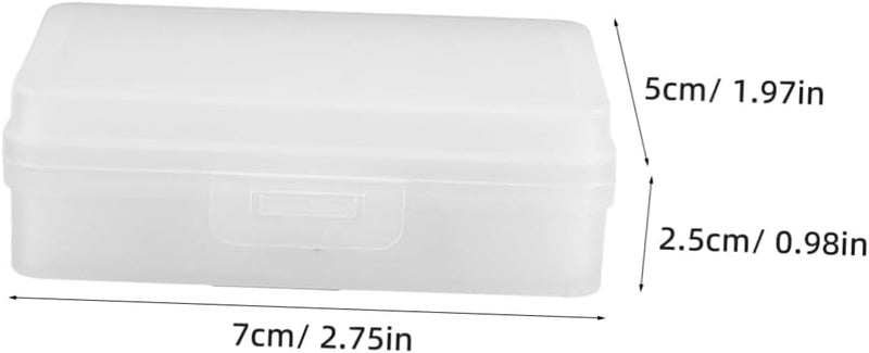 10-Piece Small Plastic Storage Box with Sponge Inserts Versatile Organizer for Makeup Sponges Electronic Components and Craft Supplies for Travel and Easy Access - Image 2
