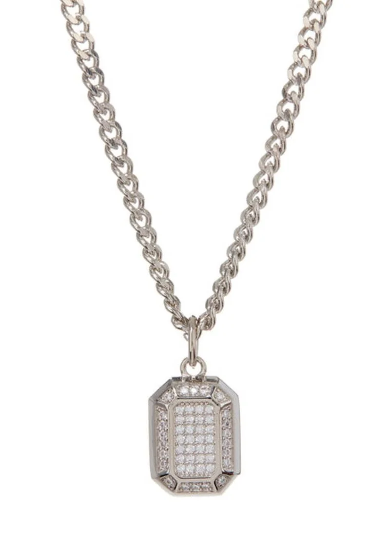 LUV AJ Faceted Diamond Pendant