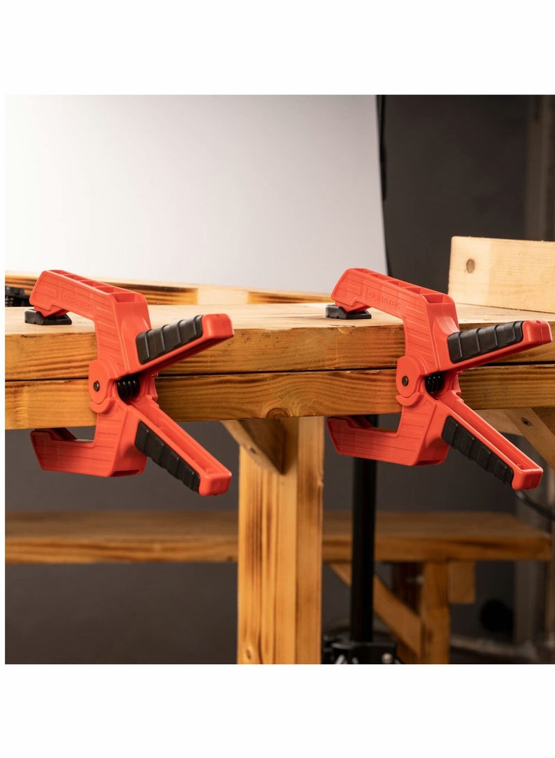 Y&D 2 pcs 9 inch Spring Clamps, Powerful Clamping Force Clamps for Woodworking,Heavy Duty Plastic Extra Wide - Image 5