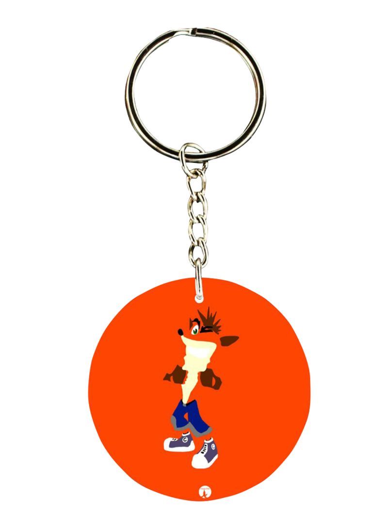 RKN Video Game Crash Printed Keychain