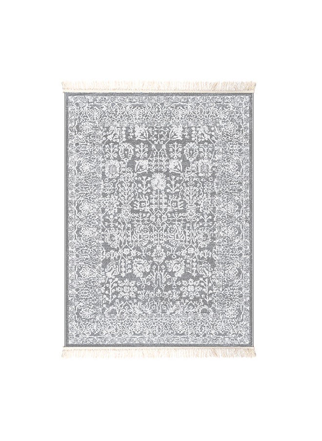 Modern Design Turkish Rectangular Decorative Carpet - Grey