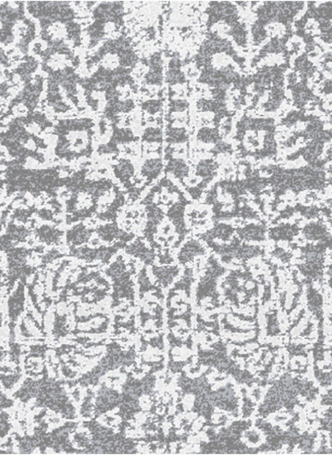 Modern Design Turkish Rectangular Decorative Carpet - Grey