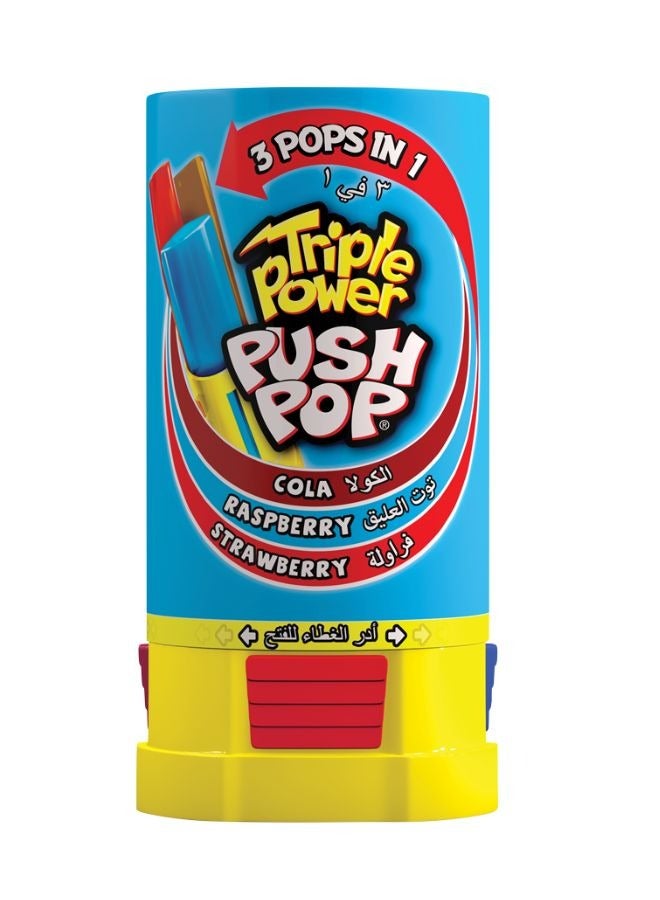 Bazooka مصاصة زرقاء ثلاثية القوة بوش بوب