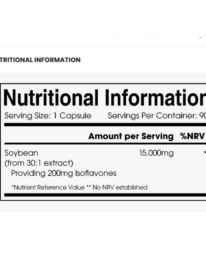 ALPHA01 SOYA Isoflavones 1500 mg – Supports Hormonal Balance & Women's Health, Made in UK, 90 Capsules - Image 2