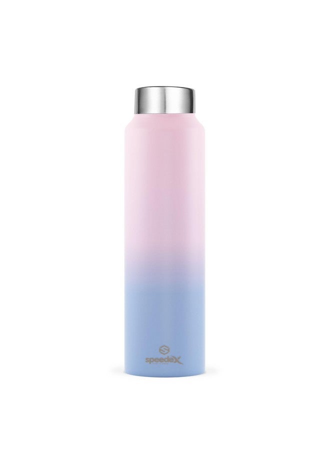 Speedex Stainless Steel Pink Blue Water Bottle 1 Litre with Screw Cap | Combo of 3 | Pack of 3 | Set of 3 | Leak Proof & BPA Free | Fridge Friendly for School, Office, Gym | For Men, Women, Kids - Image 2