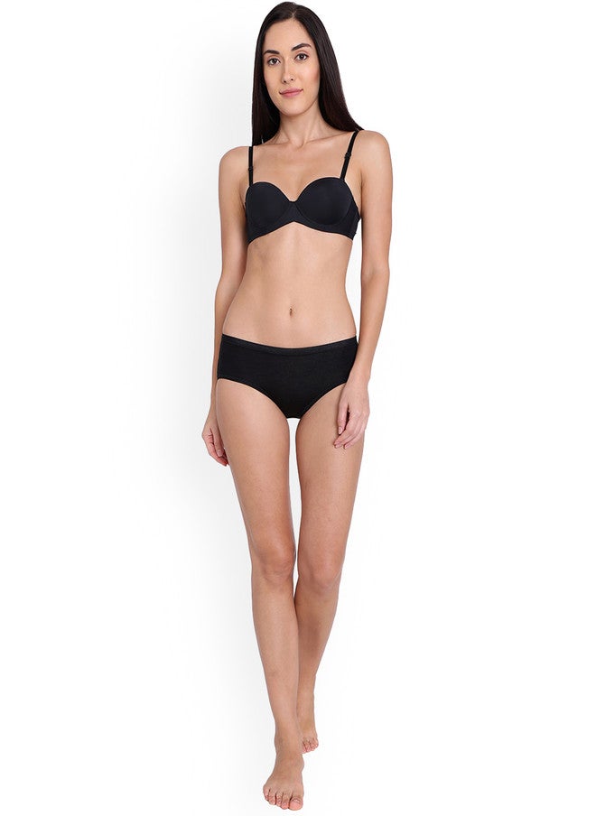 Red Rose RedRose Women Plus Size Pack of 3 Hipster Briefs - Cotton Blend, Mid-Rise, Anti-Bacterial - Image 5