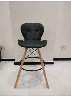 Sweet Furniture Leather Bar Chair for Kitchen & Café – Modern Counter Stool. 