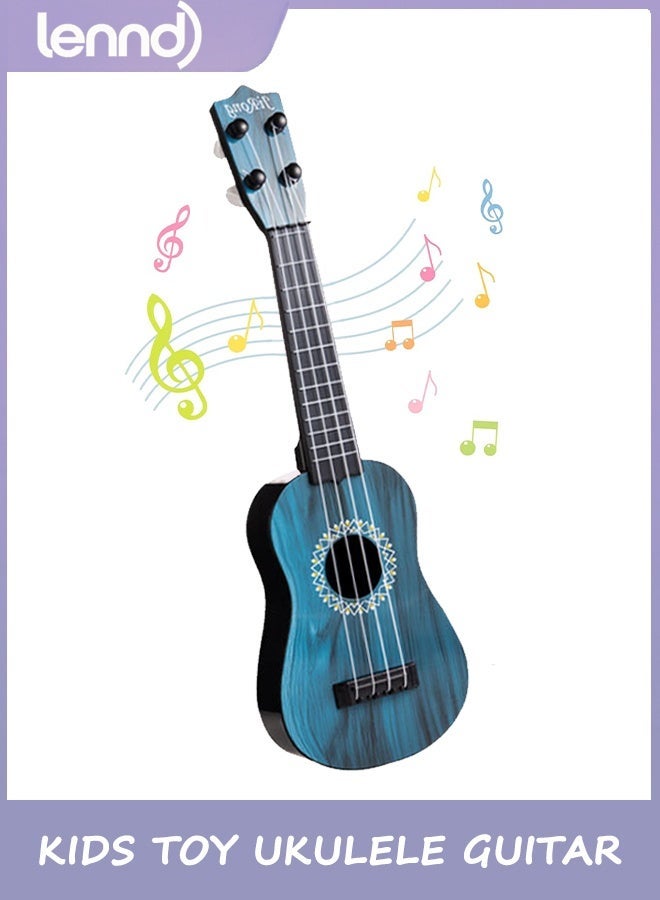 لينند لعبة جيتار يوكليلي للأطفال، لعبة موسيقية كلاسيكية بطول 46 سم، لعبة جيتار يوكليلي بأربعة أوتار للأطفال الصغار ومرحلة ما قبل المدرسة - Image 1