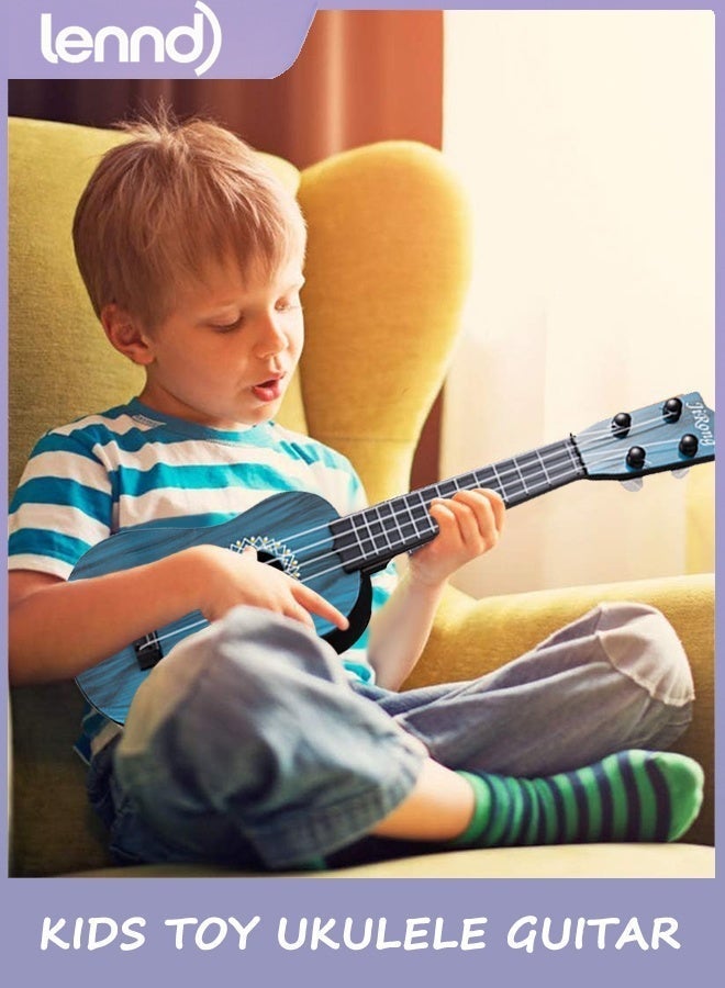 LENND Kids Toy Ukulele Guitar,46cm Classical Guitar Musical Toy,4 Strings Guitar Ukulele Educational Learning Toy for Toddlers and Preschoolers - Image 3