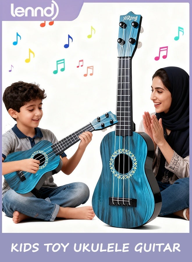 LENND Kids Toy Ukulele Guitar,46cm Classical Guitar Musical Toy,4 Strings Guitar Ukulele Educational Learning Toy for Toddlers and Preschoolers - Image 1