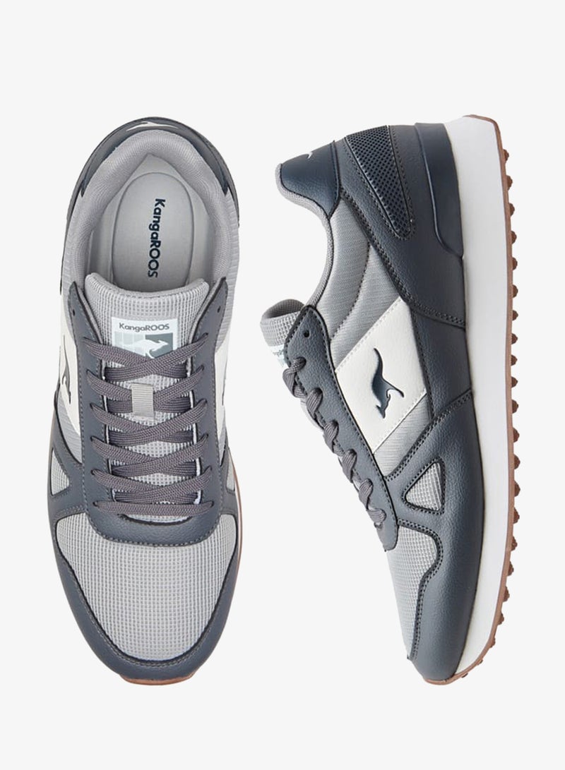 kangaROOS Men's Panelled Lace-Up Sports Shoes - Image 3